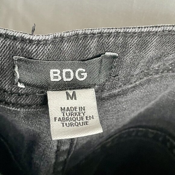 BDG Urban Outfitters Denim Overalls Faded Black Wash Adjustable Straps Women’s S - Picture 5 of 16